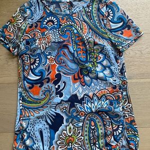 J Crew Shirt Blue Womens  Tunic Shirt Size extra extra Small
